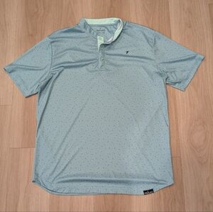 Primo Banana Shirt Blade Collar Golf Blue Size XL
